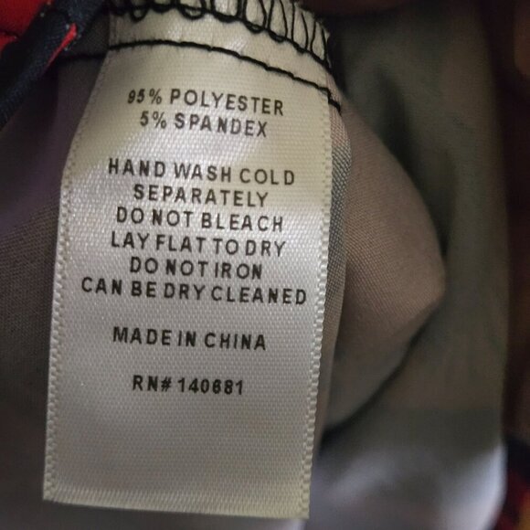 Unique Vintage X The Birds Estelle Swing Dress Red Black Bird Print Retro Size M - Picture 7 of 7